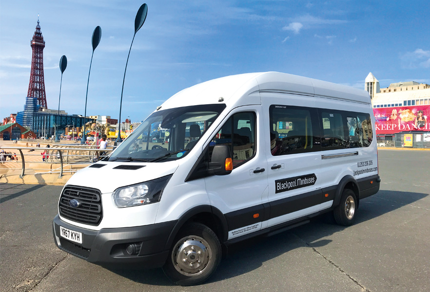 16 seater Blackpool Minibuses minibus – The perfect transport option for all of your travelling needs… receive an instant quote online now.